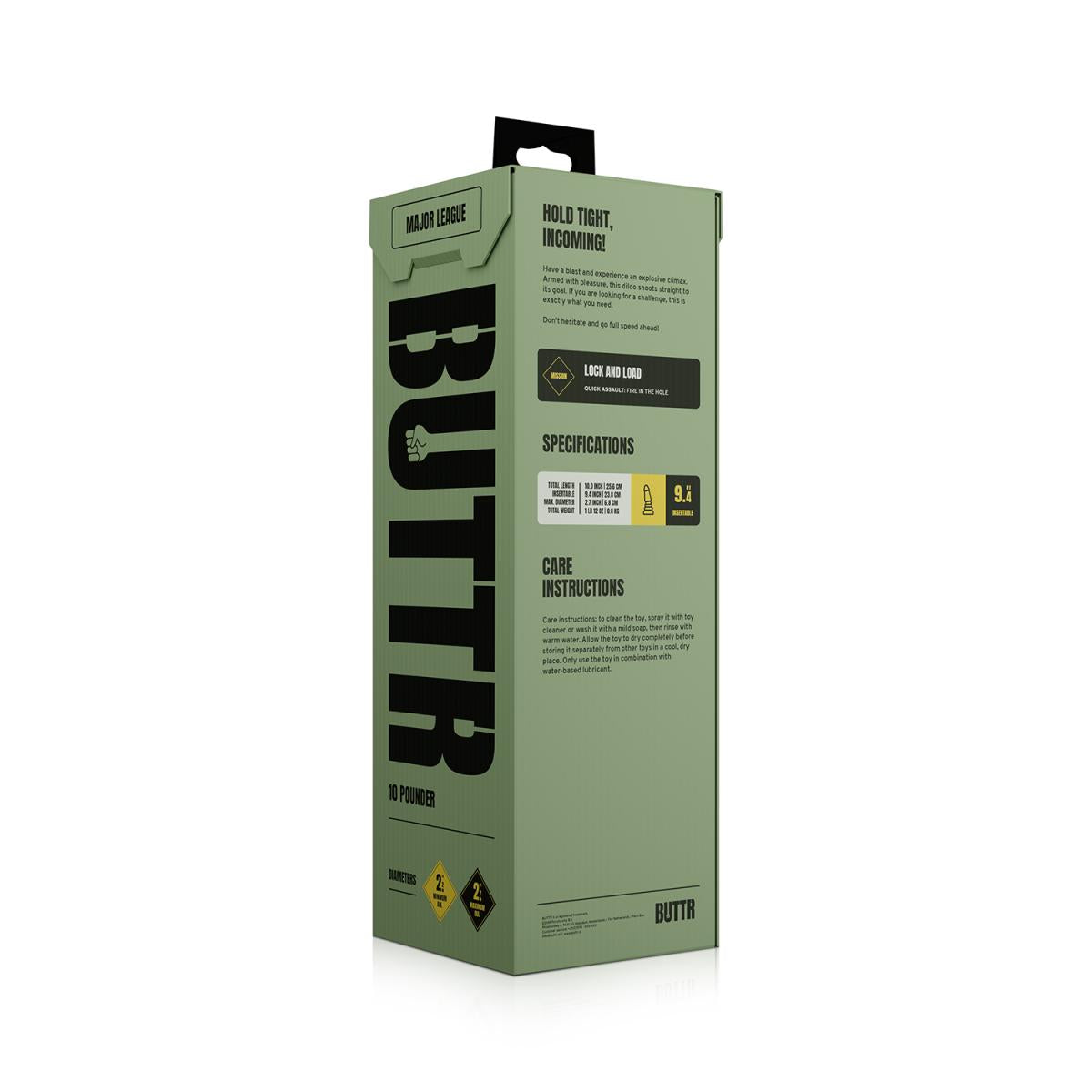 BUTTR Tactical II Butt Plug Black
