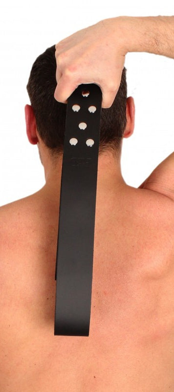 The Red Double Leather Paddle 44.5cm x 5cm