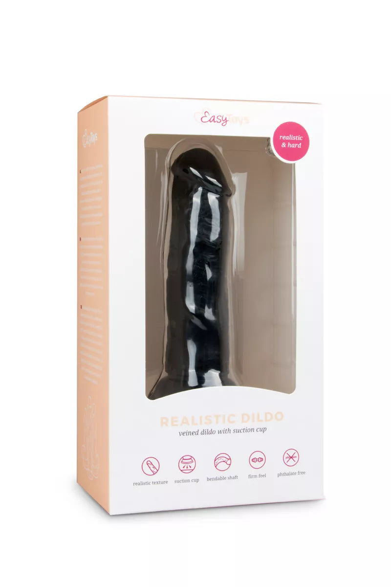 EasyToys Realistic Dildo 6 Inch Black