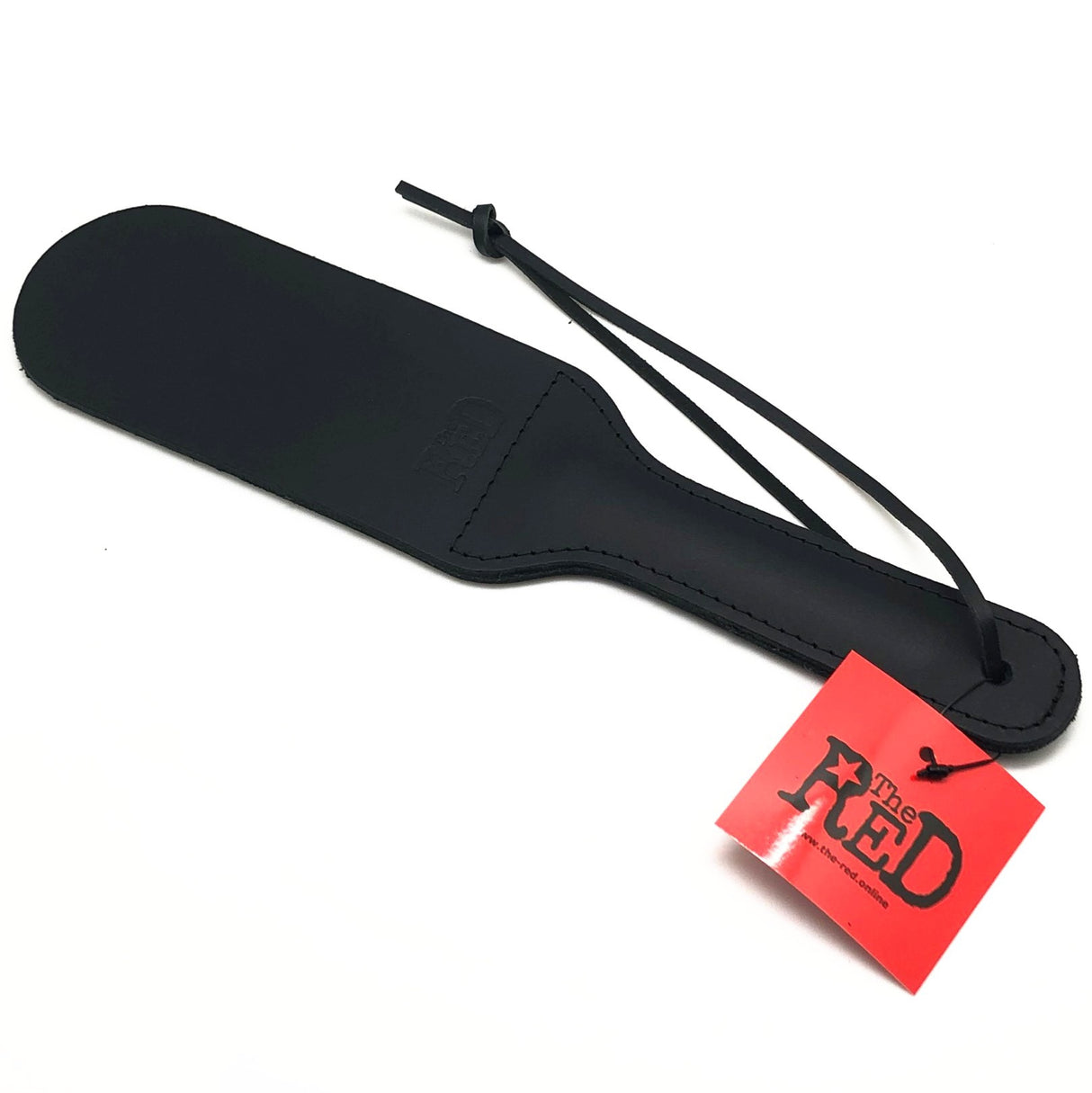 The Red Double Leather Paddle 31cm x 7cm