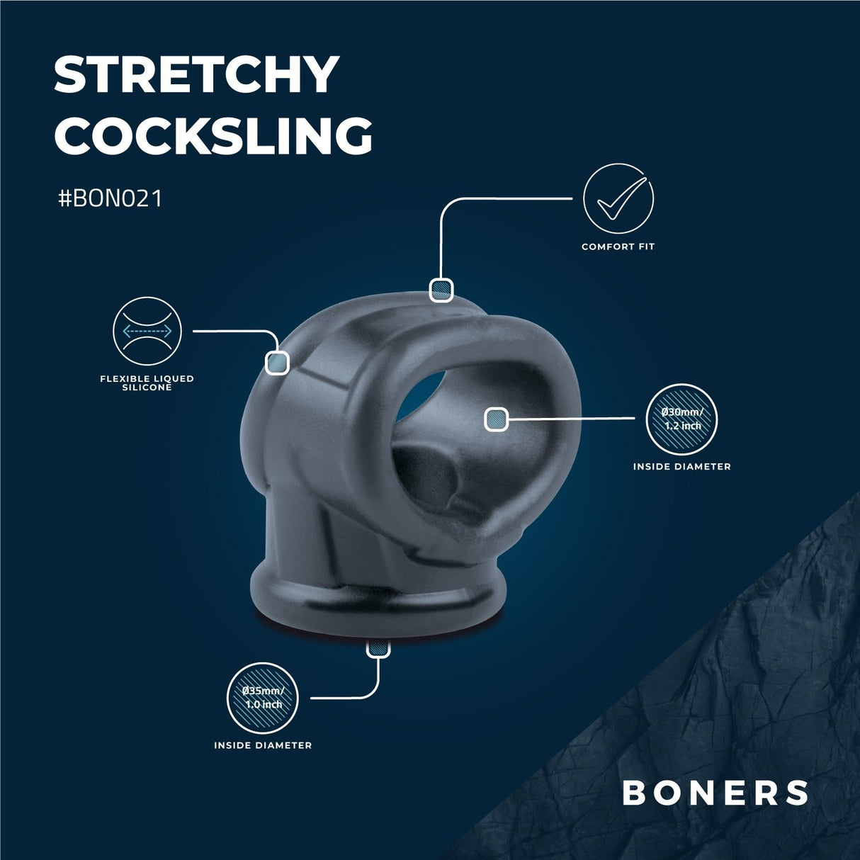 Boners Liquid Silicone 2in1 Ball Stretcher