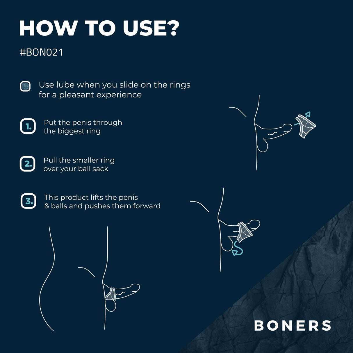 Boners Liquid Silicone 2in1 Ball Stretcher