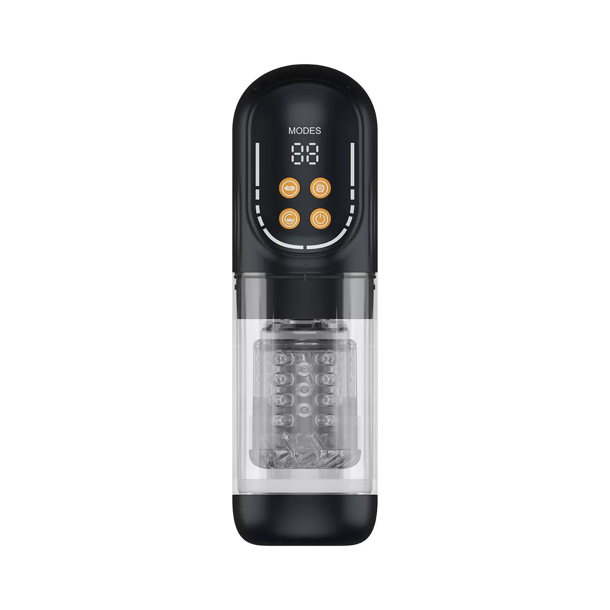CRUIZR CM07 Thrusting and Rotating Masturbator Black