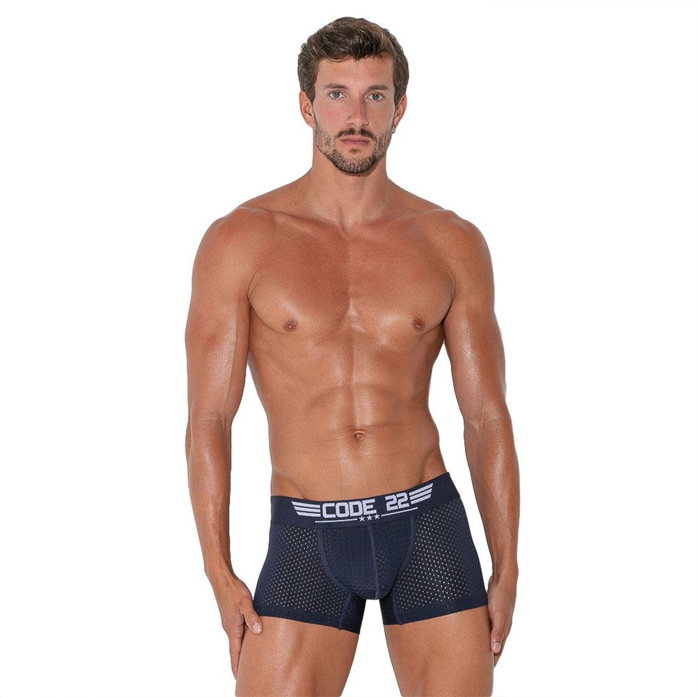 Code 22 Army Mesh Boxer Navy