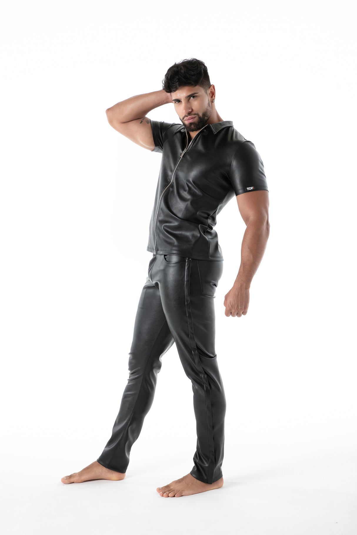 TOF Paris Kinky Zipped Vest Black