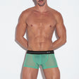 Code 22 Sheer Mesh Boxer Green