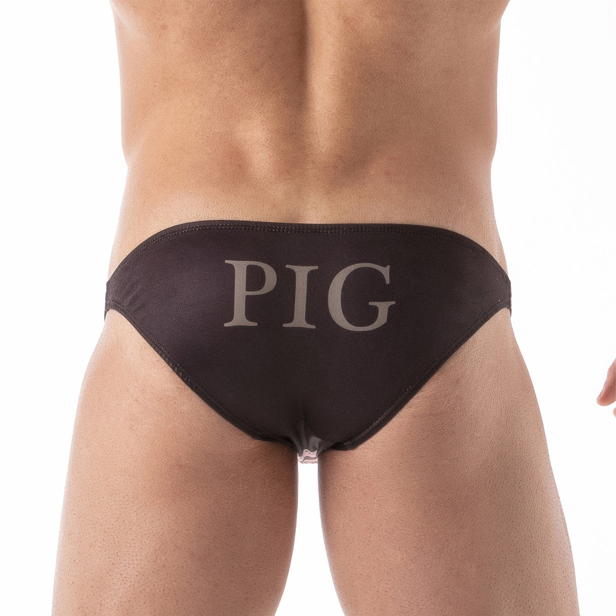 Leader ID Bikini Swim Briefs Pig Black