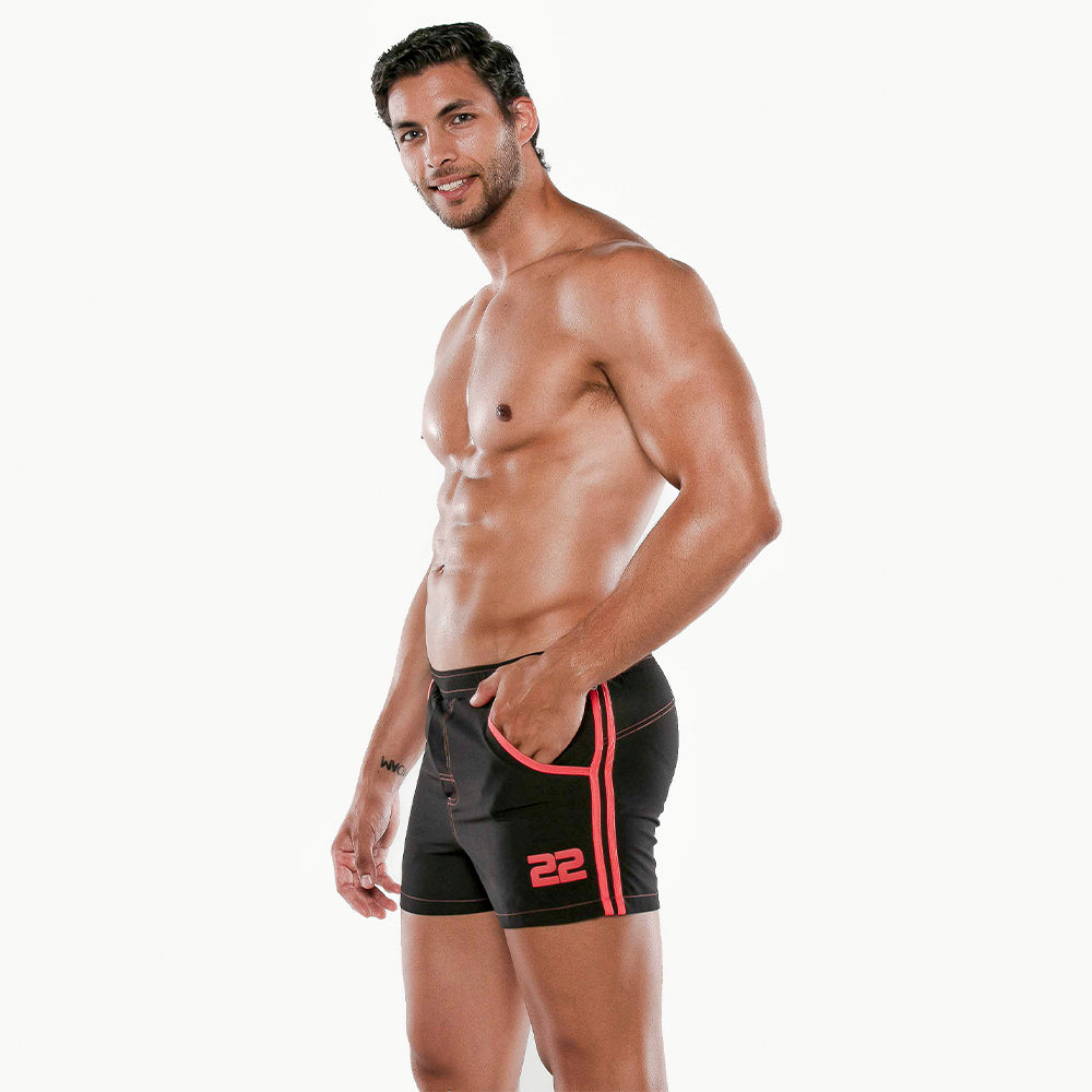 Code 22 Medley Swim Short Black