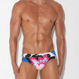 Code 22 Secret Garden Swim Brief Pink