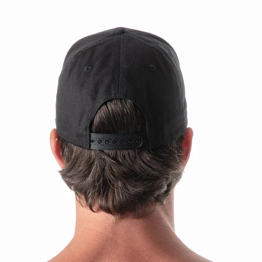 Leader Cap Black White
