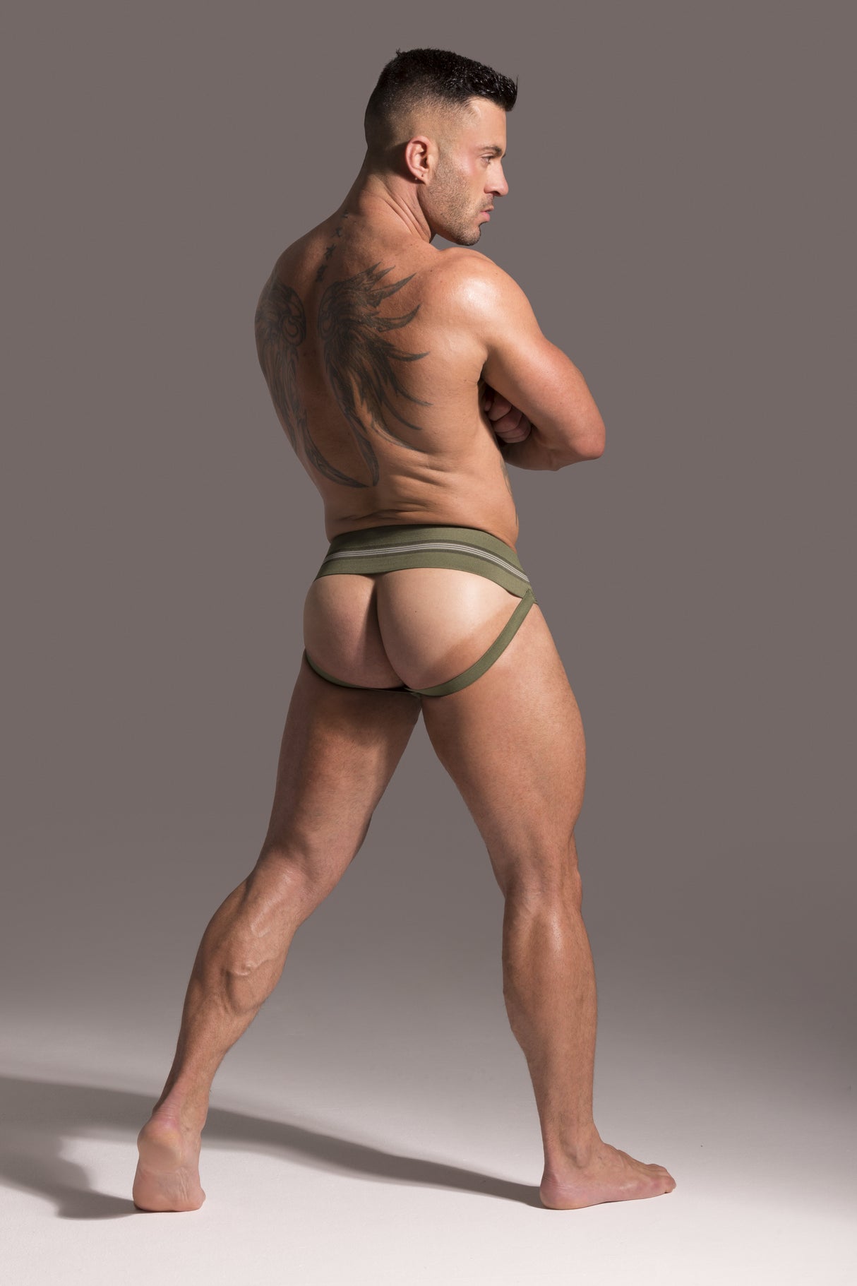 GYM Sport Jockstrap Army
