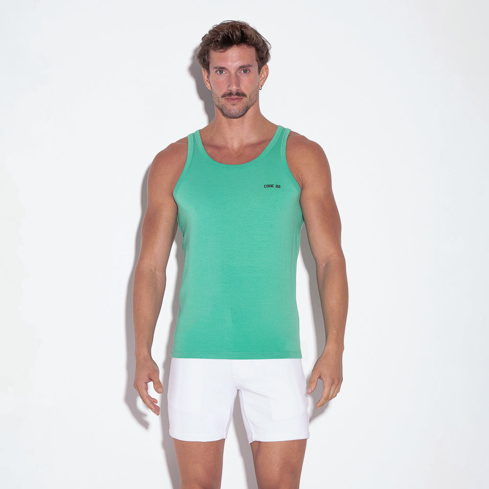 Code 22 Base Tank Top Green