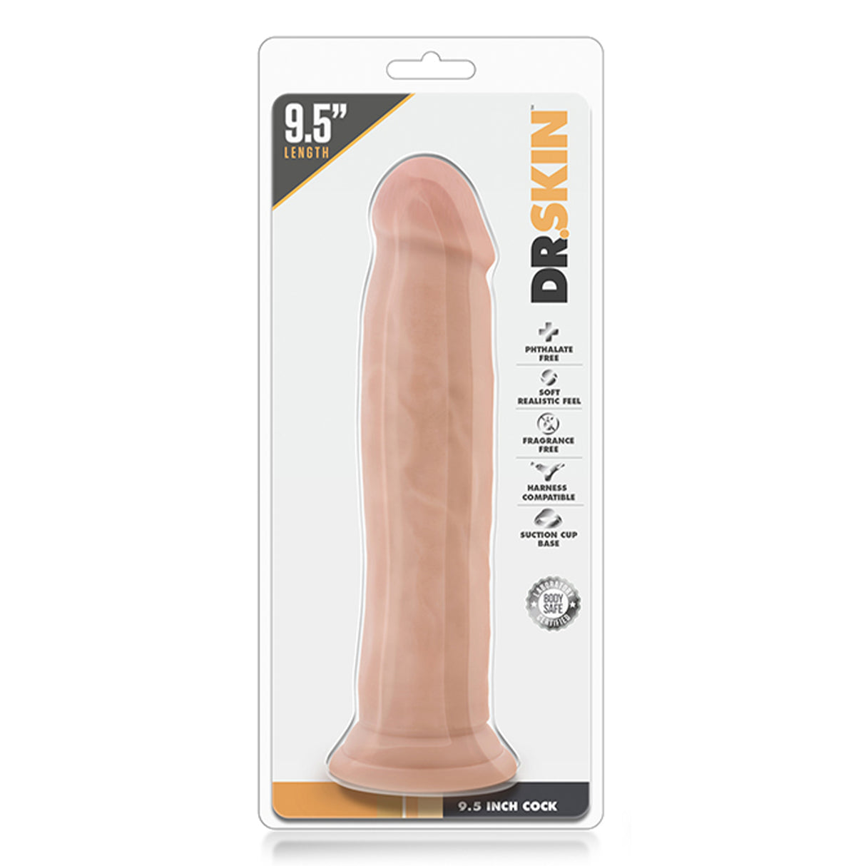 Dr Skin Silicone 9 Inch Dildo Vanilla