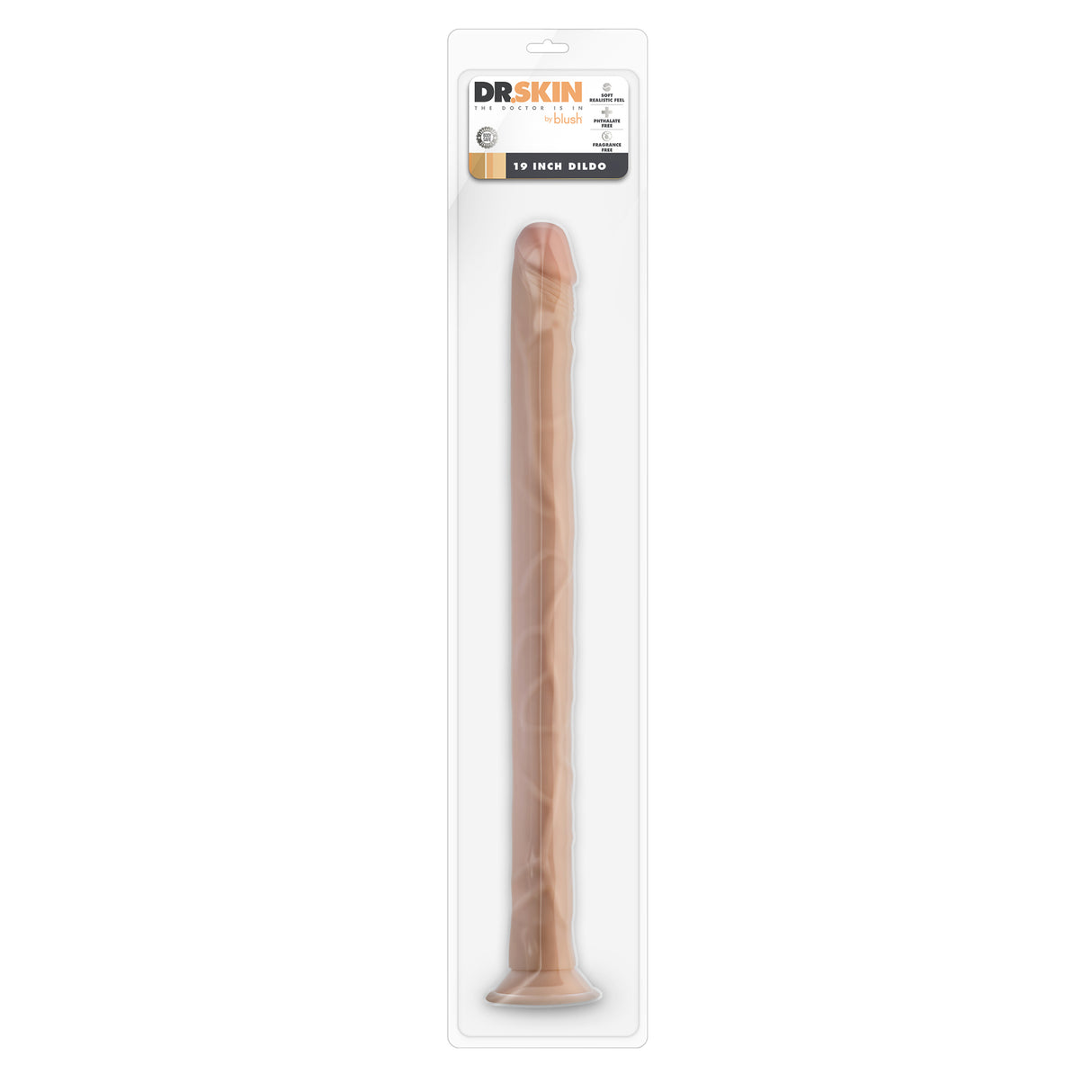 Dr Skin Dildo 19 Inch Light