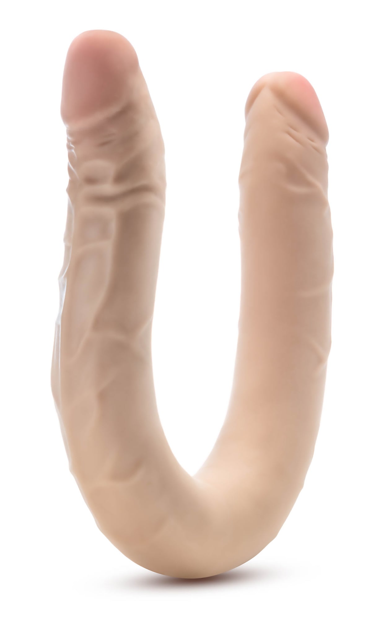 Dr Skin Posable Double Dong 16.5 Inch Light