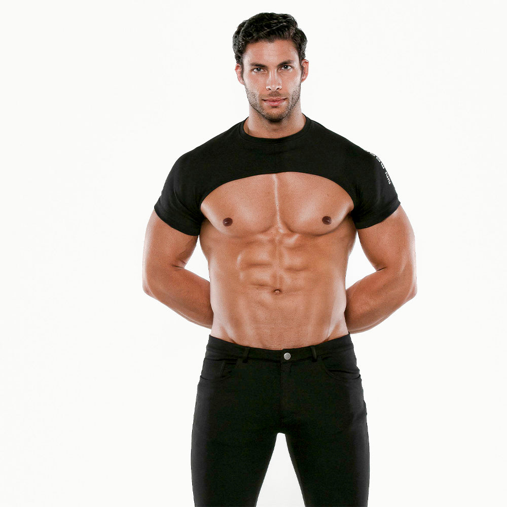 Code 22 Micro Sleeve Top Black