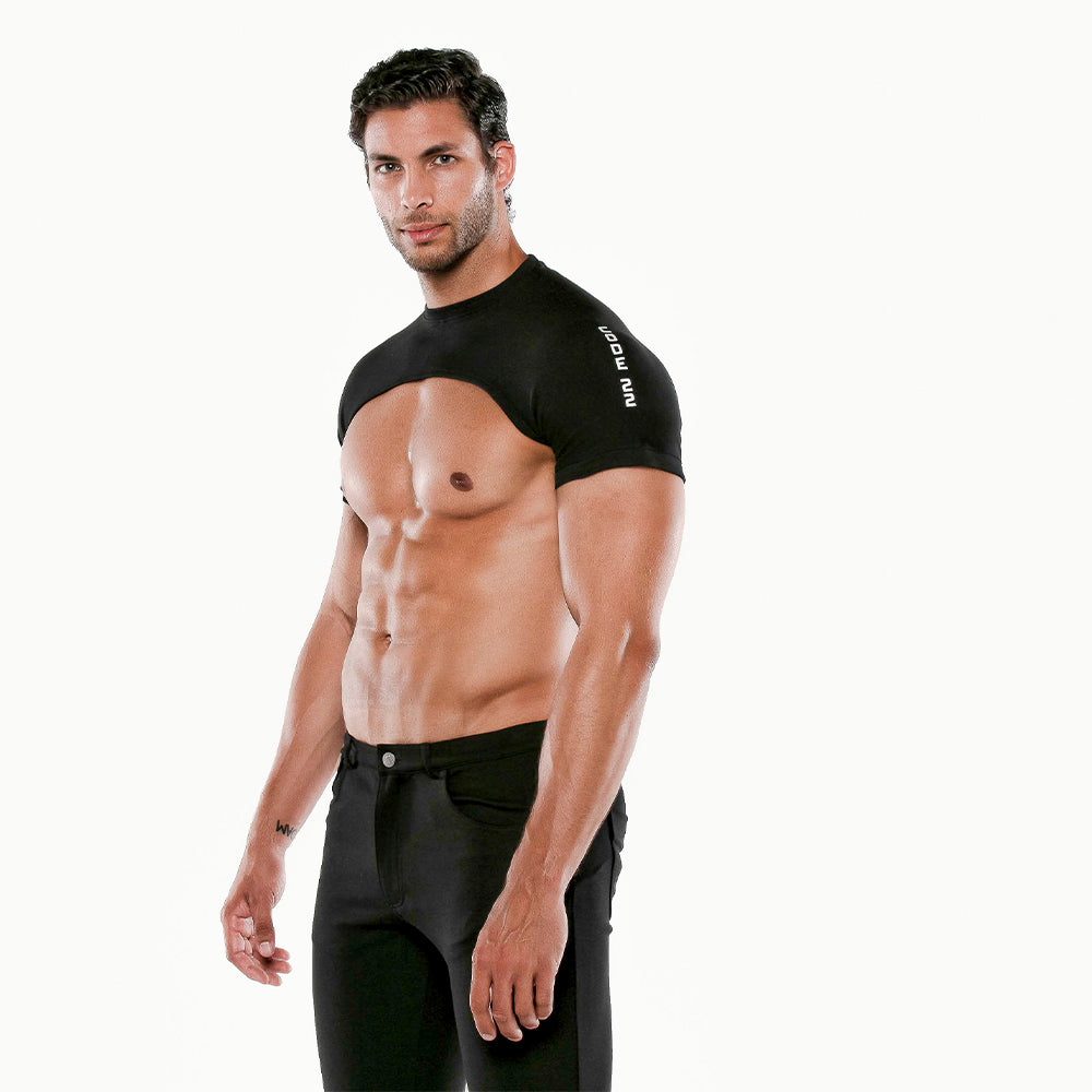 Code 22 Micro Sleeve Top Black