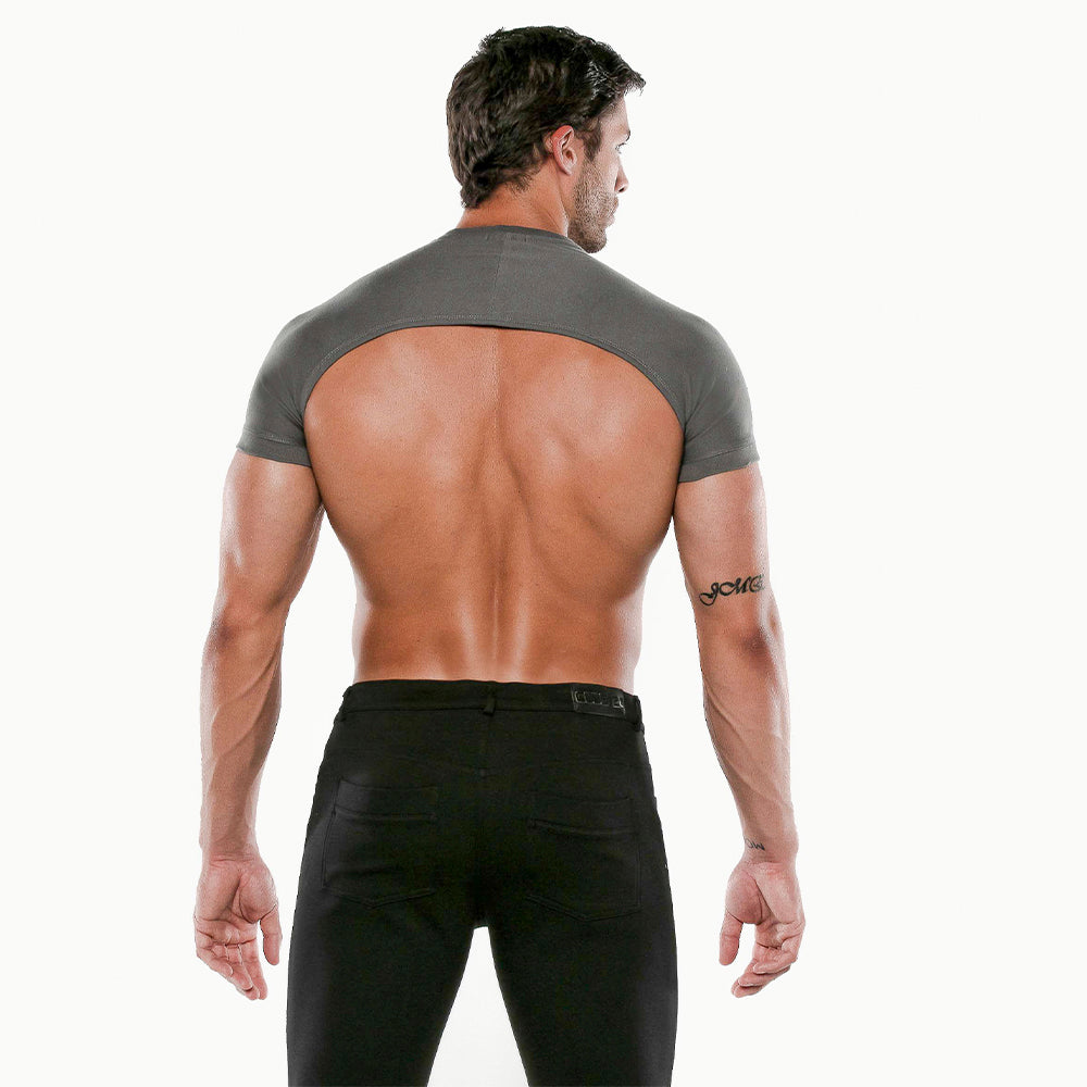 Code 22 Micro Sleeve Top Grey