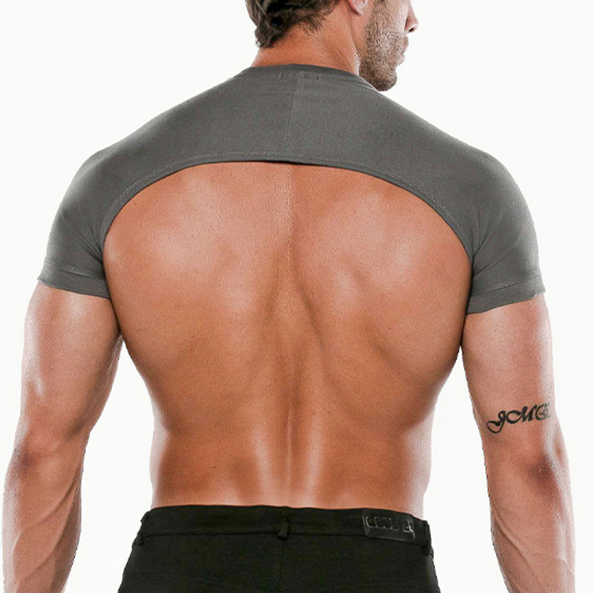 Code 22 Micro Sleeve Top Grey