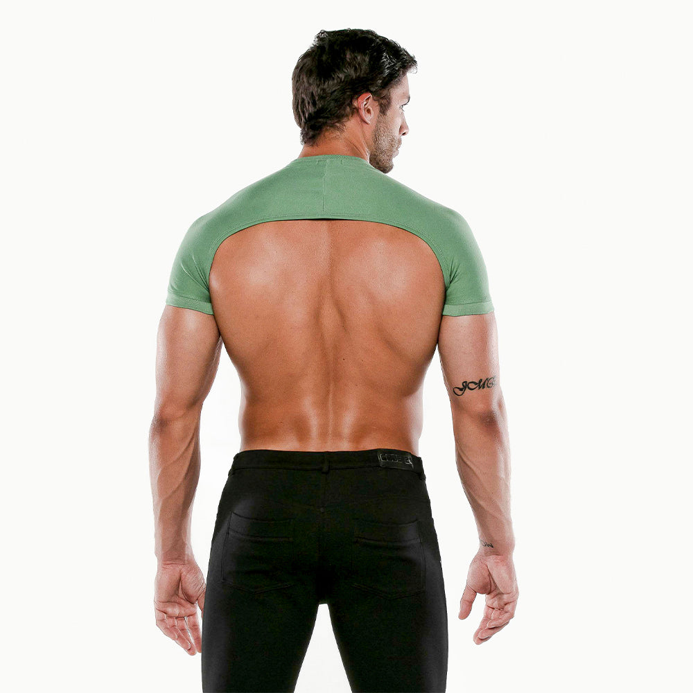 Code 22 Micro Sleeve Top Green