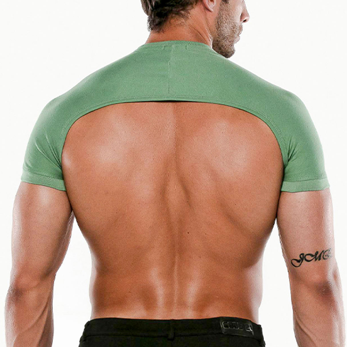 Code 22 Micro Sleeve Top Green