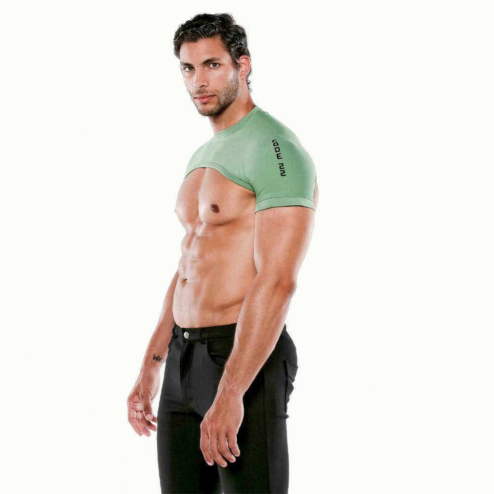 Code 22 Micro Sleeve Top Green