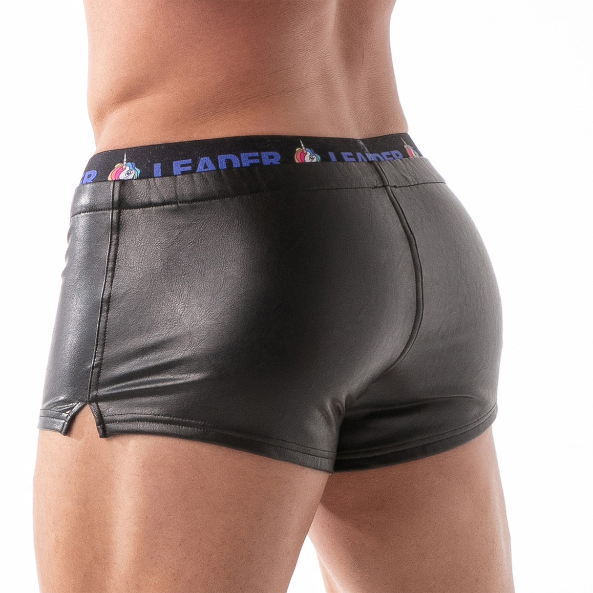 Leader ID Fetish Shorts Queen Black