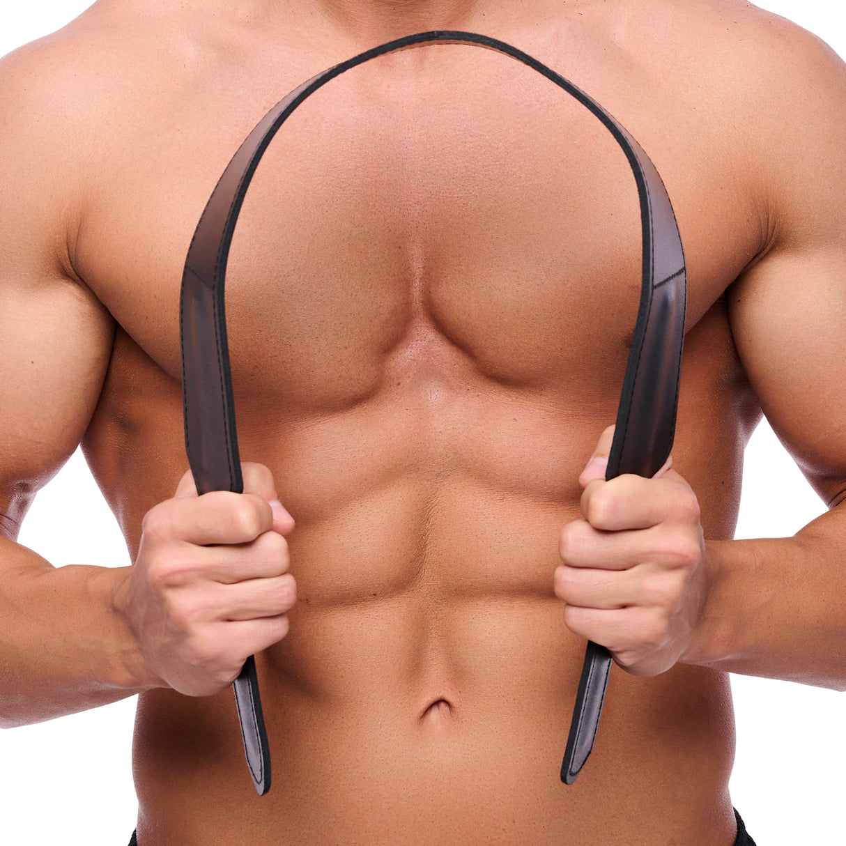 The Red Double Leather Paddle 42cm x 7.5cm