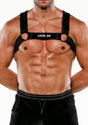 Code 22 Plush Velvet Harness Black