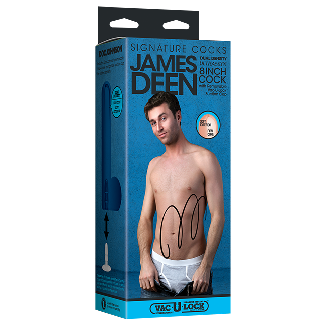 Doc Johnson Signature Cocks James Deen Dildo 8 Inch