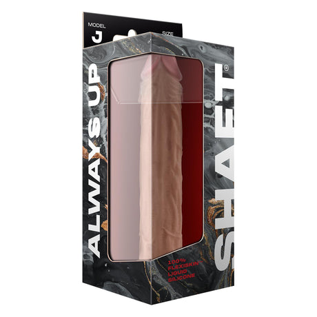 Shaft Liquid Silicone Dong Model J 9.5 Inch Light