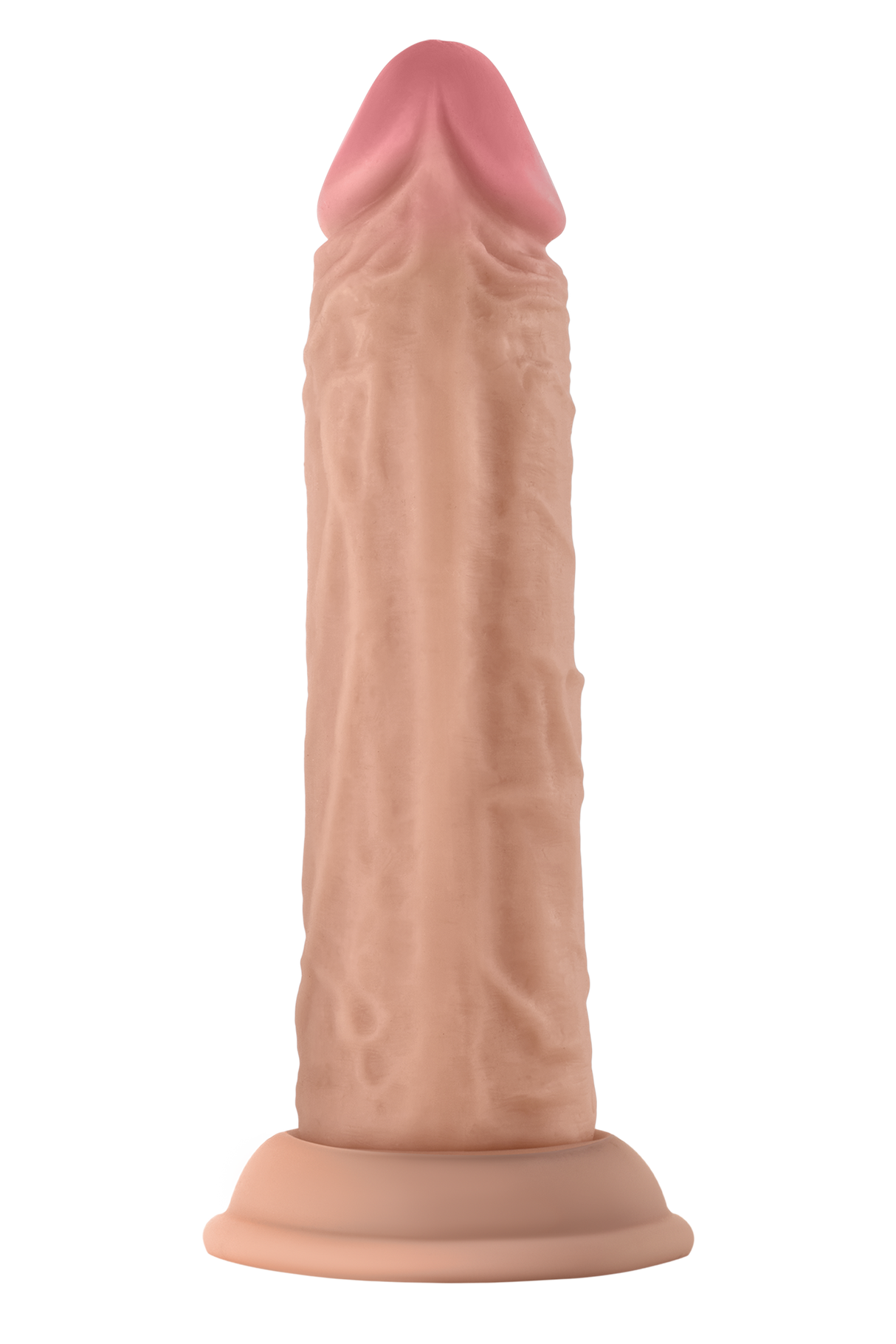 Shaft Liquid Silicone Dong Model J 5.5 Inch Light