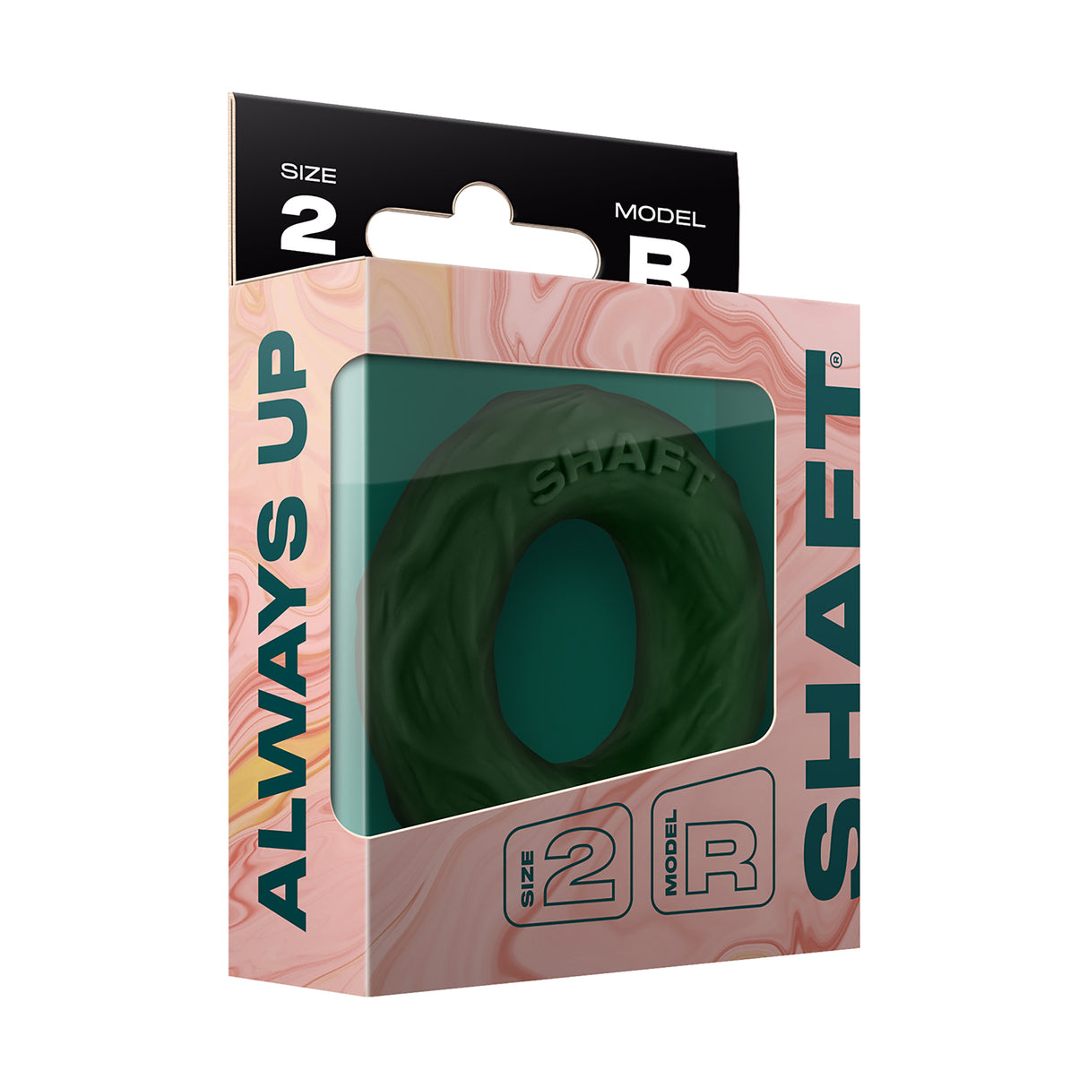 Shaft Cock Ring Model R Size 2 Medium Green