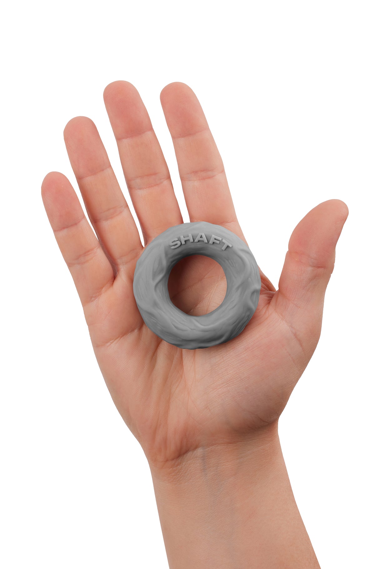 Shaft Cock Ring Model R Size 3 Large Grey
