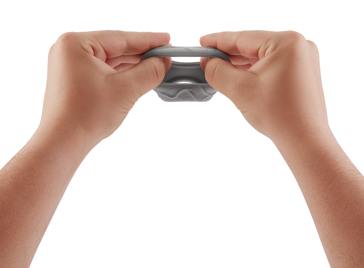 Shaft Cock & Ball Stretcher Short Model PS Grey