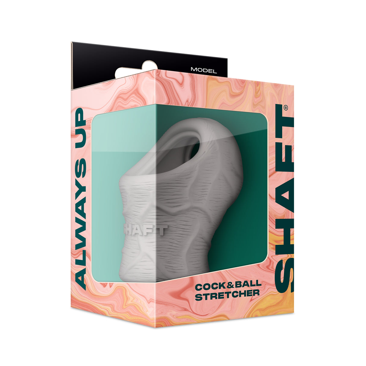 Shaft Cock & Ball Stretcher Short Model PS Grey