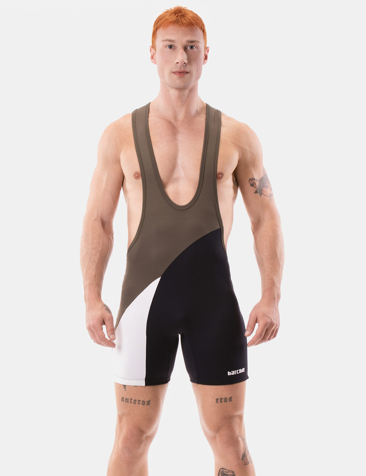 Barcode Berlin Singlet Luckenwalde Dark Army White Black