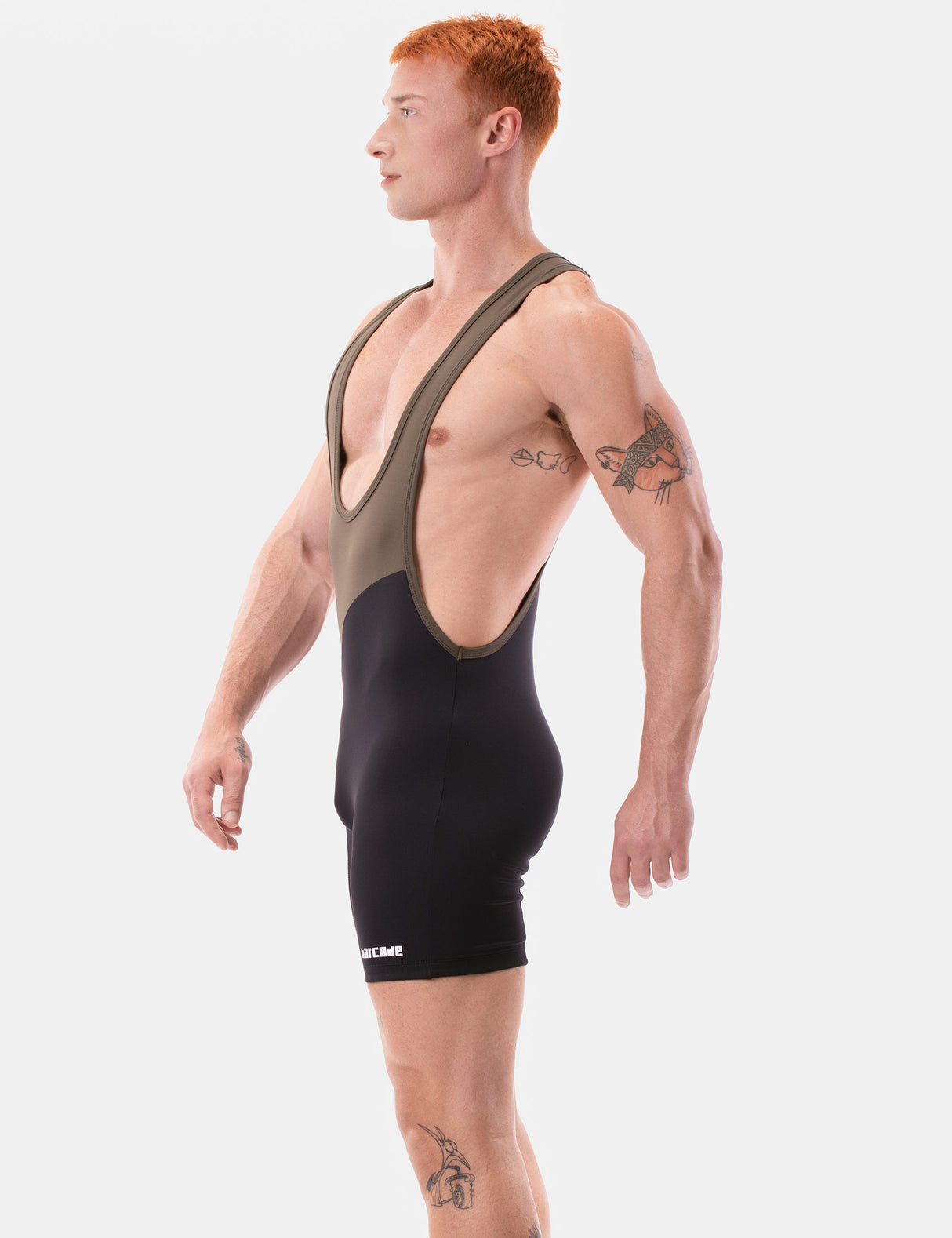 Barcode Berlin Singlet Luckenwalde Dark Army White Black