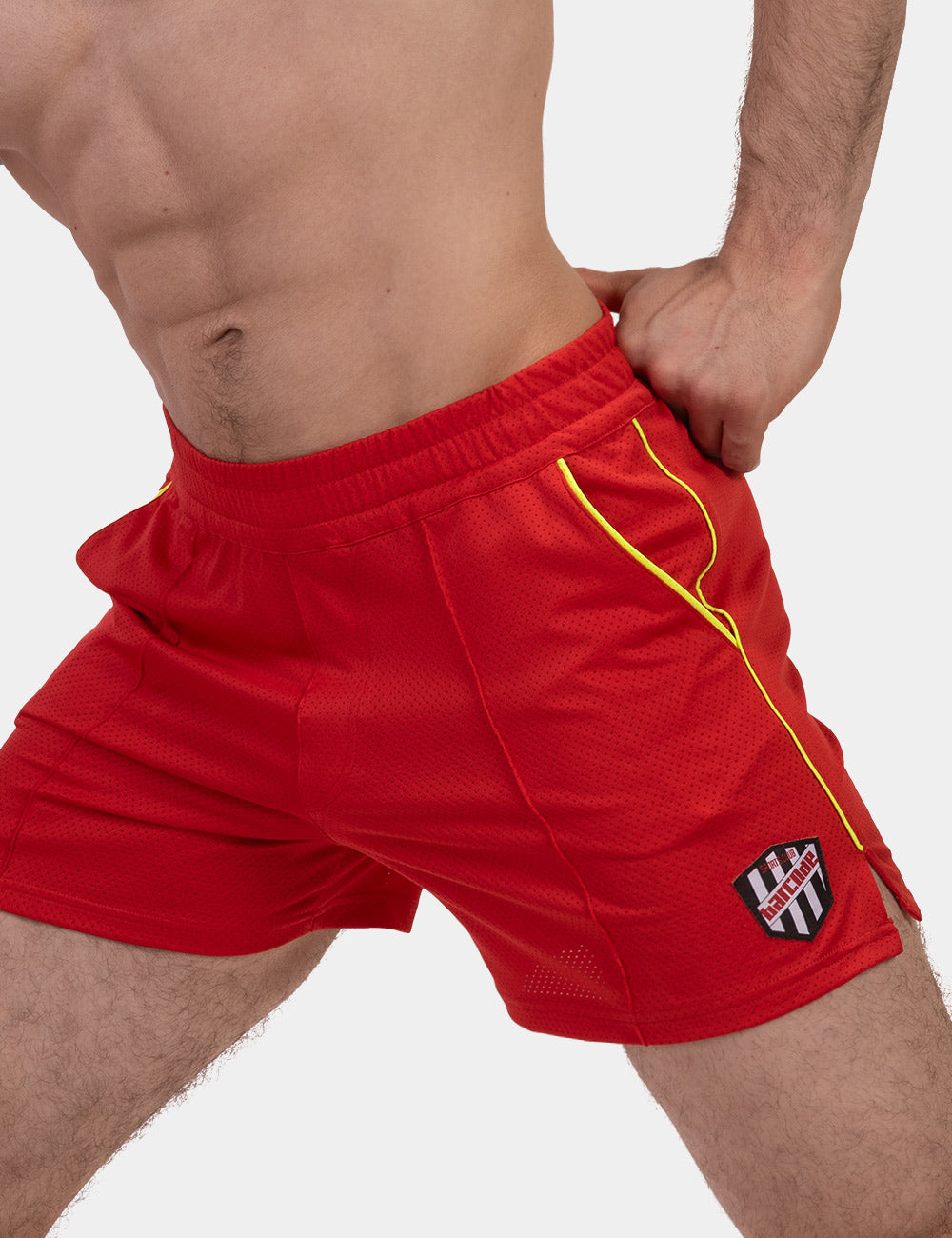 Barcode Berlin Short Luka Red Neon Green
