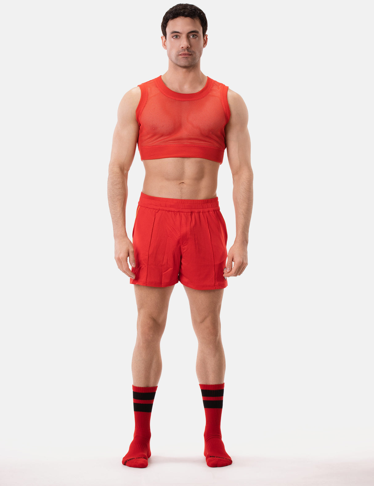 Barcode Berlin Short Luka Red Neon Green