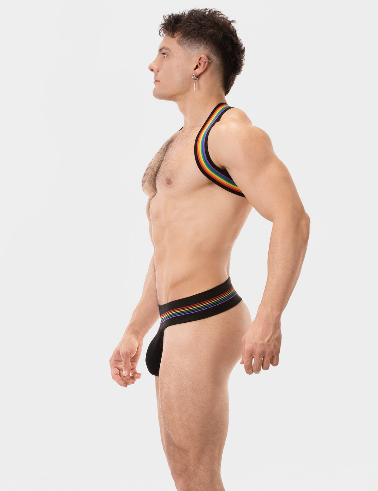 Barcode Berlin Thong Proud Boy Black