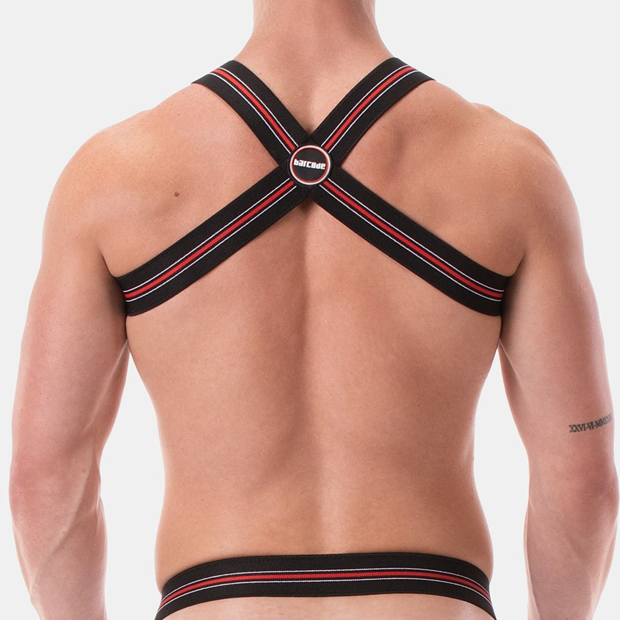 Barcode Berlin Harness Hapero Black White Red