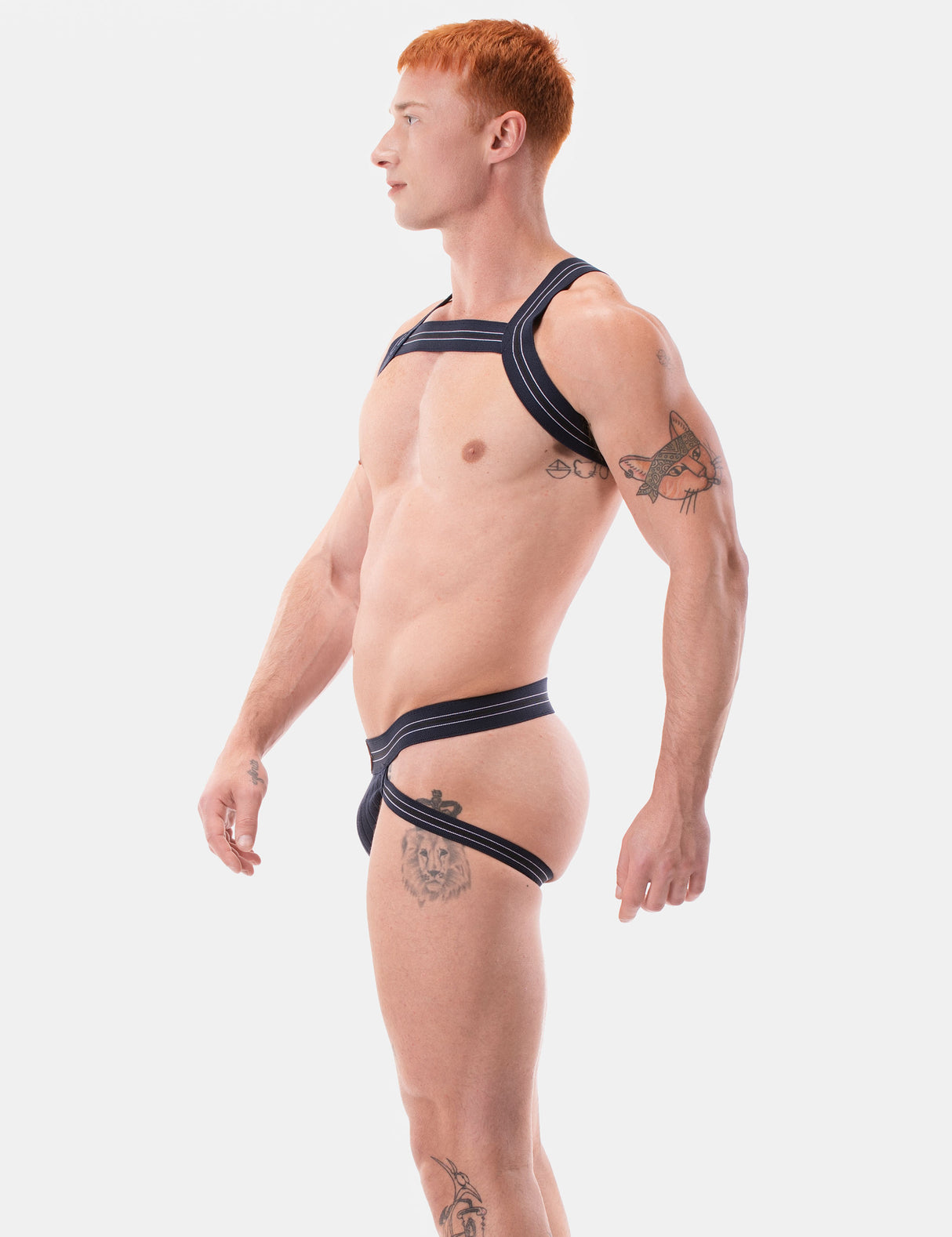 Barcode Berlin Harness Hapero Navy White Black