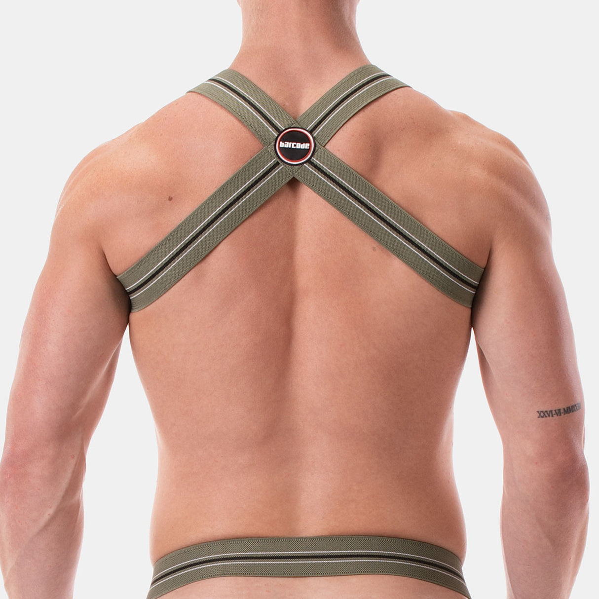 Barcode Berlin Harness Hapero Army White Black