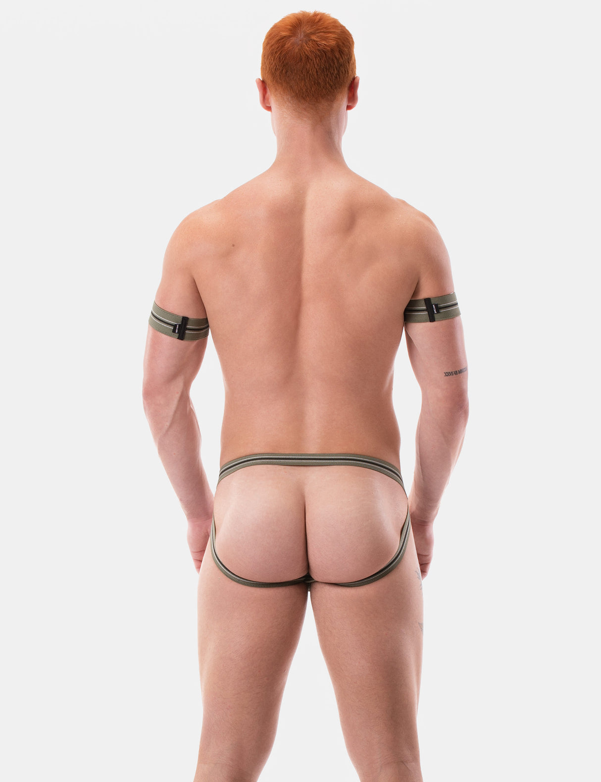 Barcode Berlin Bicep Band Darko Army White Black