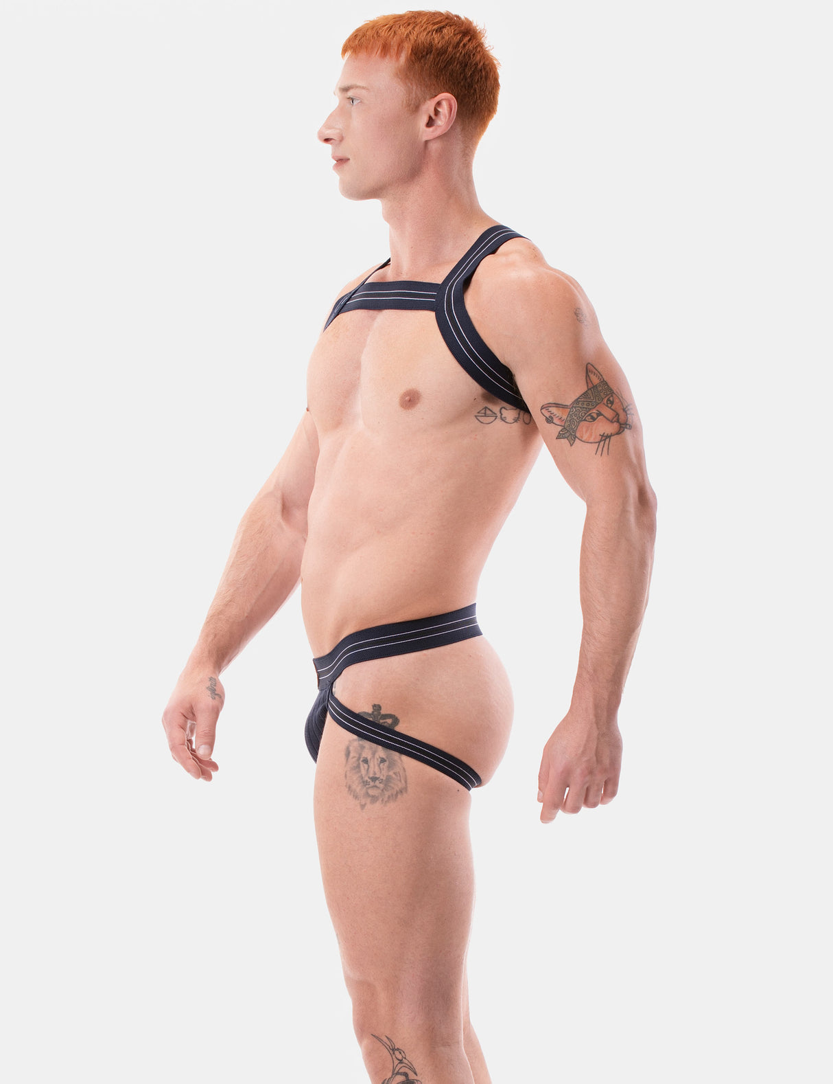 Barcode Berlin Jockstrap Zoran Navy White Black