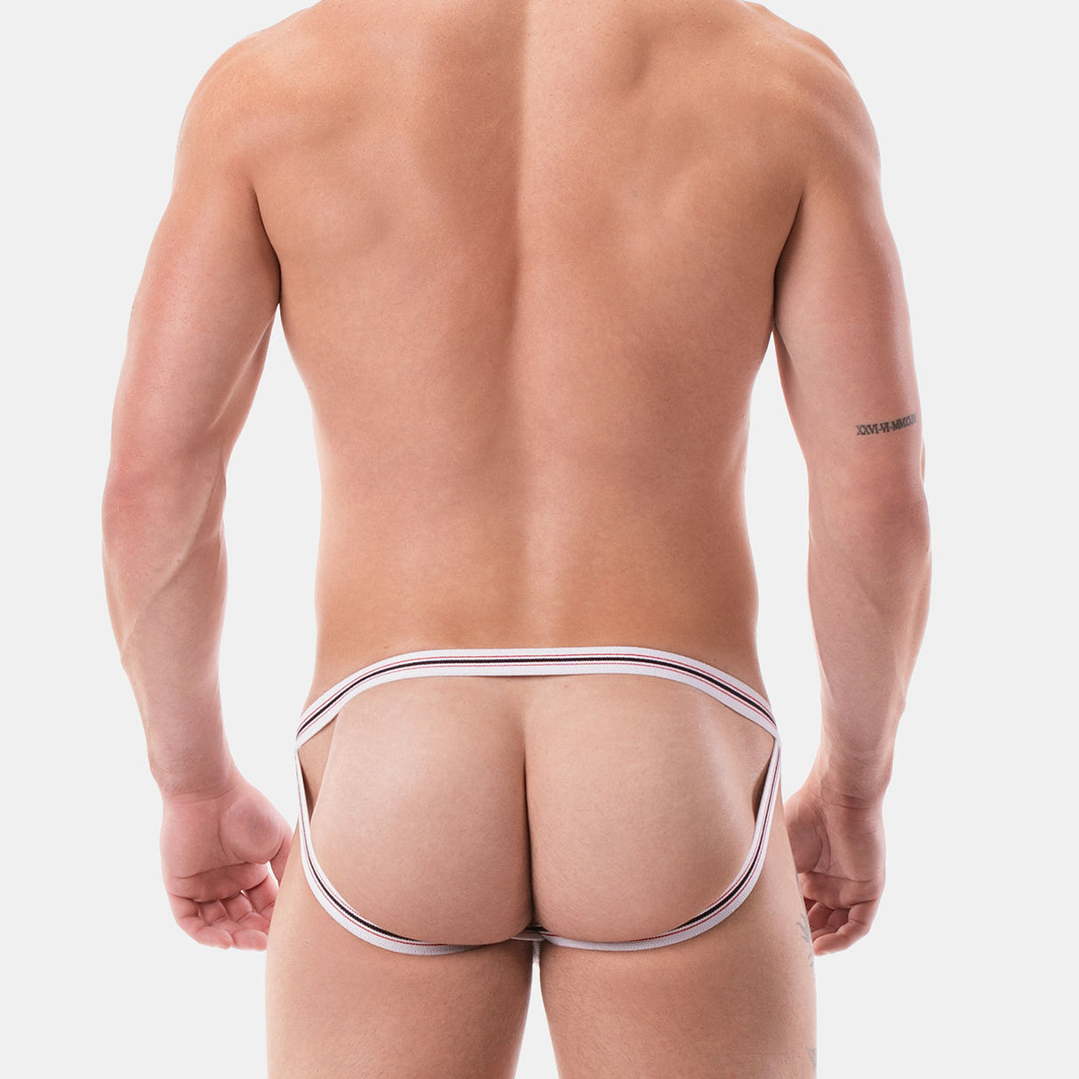 Barcode Berlin Jockstrap Vanko White Red Black
