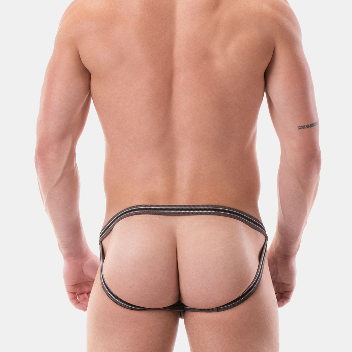 Barcode Berlin Jockstrap Vanko Grey White Black