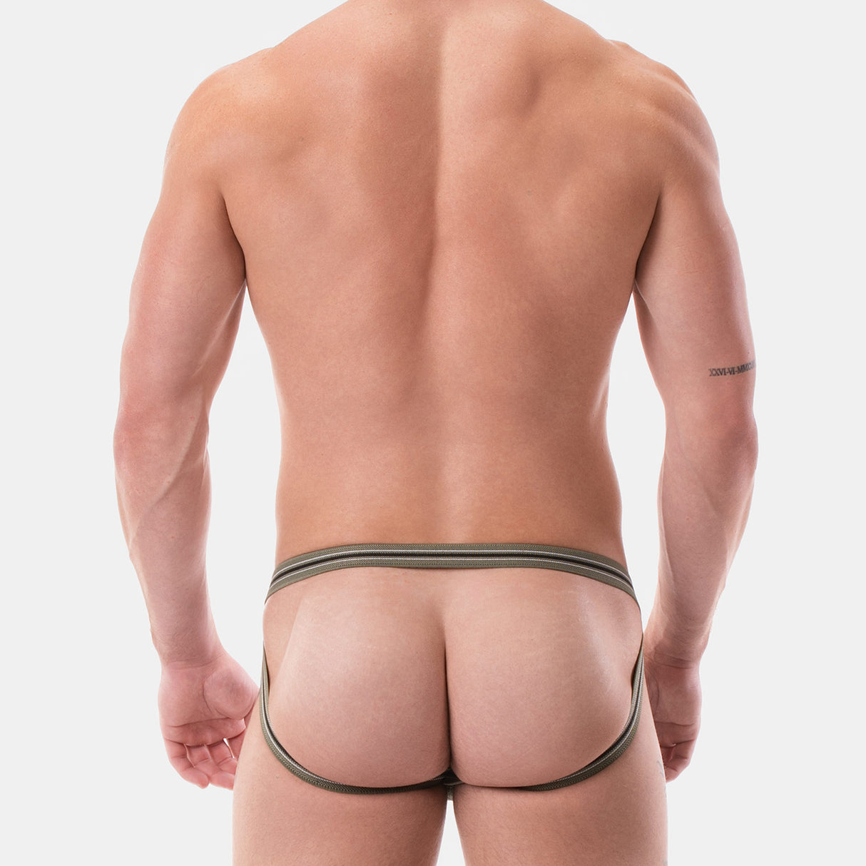 Barcode Berlin Jockstrap Vanko Army White Black