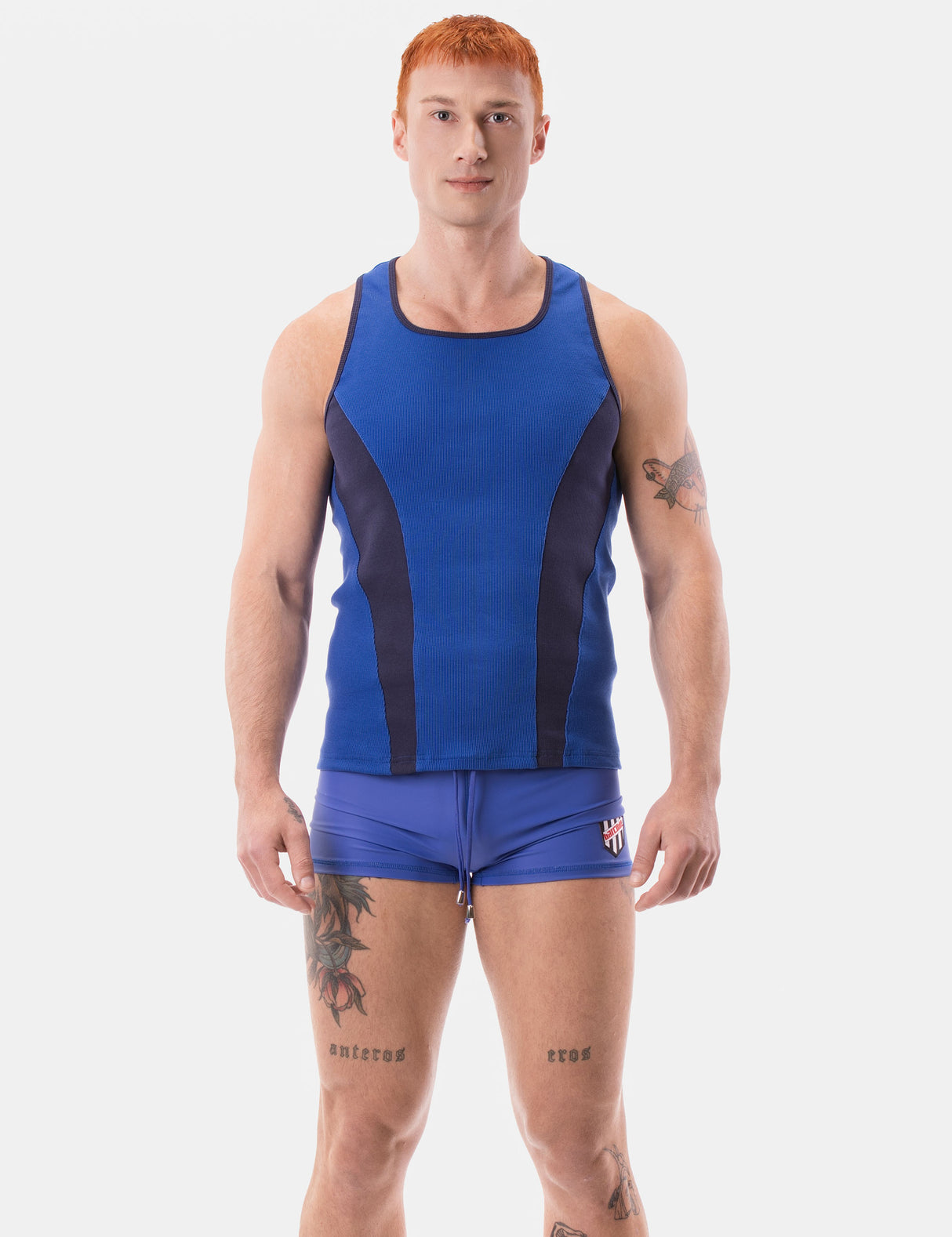 Barcode Berlin Tank Top Dervi Blue Navy